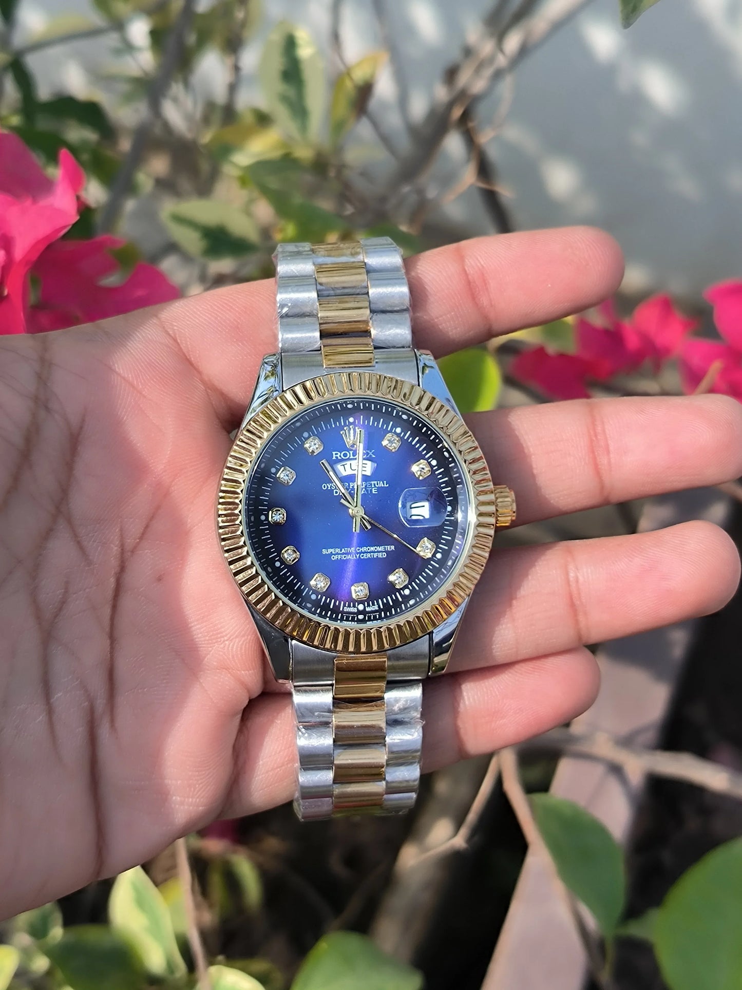 ROLEX DAY-DATE TWO TONE EDITION WATCH