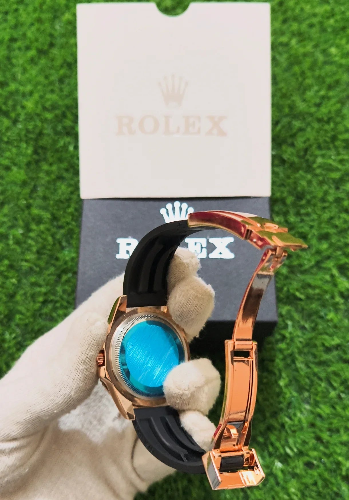 ROLEX YACHT MASTER ROSE GOLD EDITION WATCH