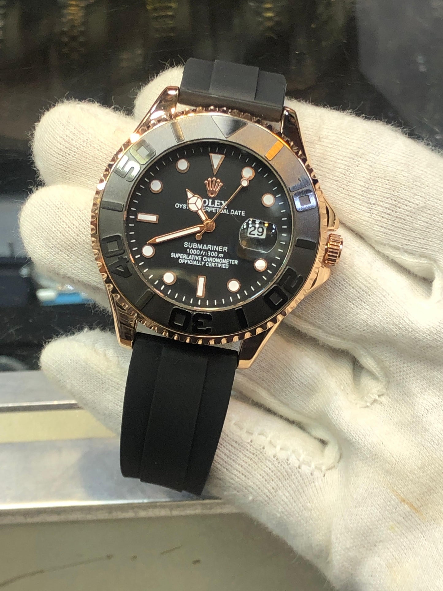 ROLEX YACHT MASTER ROSE GOLD WATCH - Verstile Hub