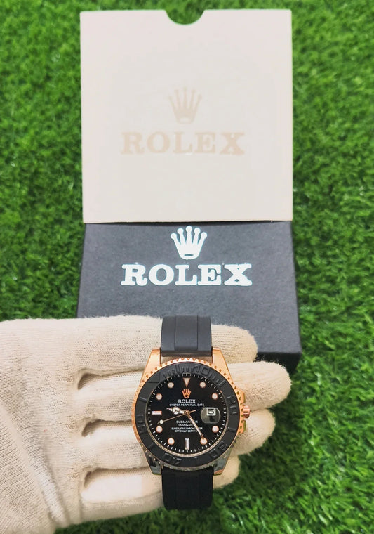 ROLEX YACHT MASTER ROSE GOLD EDITION WATCH