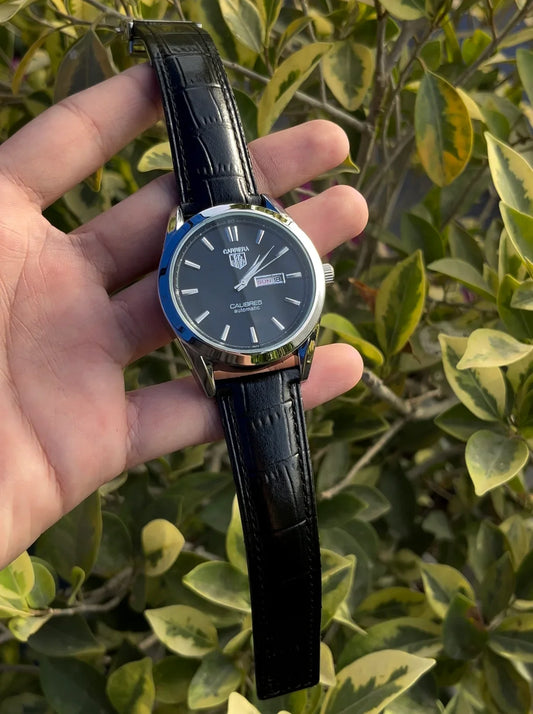 TAG HEUER CARRERA CALIBRE 5 BLACK WATCH